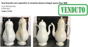 O 019 Brocche di ceramica