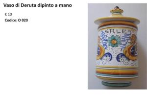 Vaso Deruta dipinto a mano